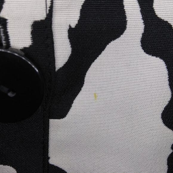 Reversible Graphic Tribal Print Blazer Button Front Jacket Boxy Fit Button Down - Picture 5 of 10